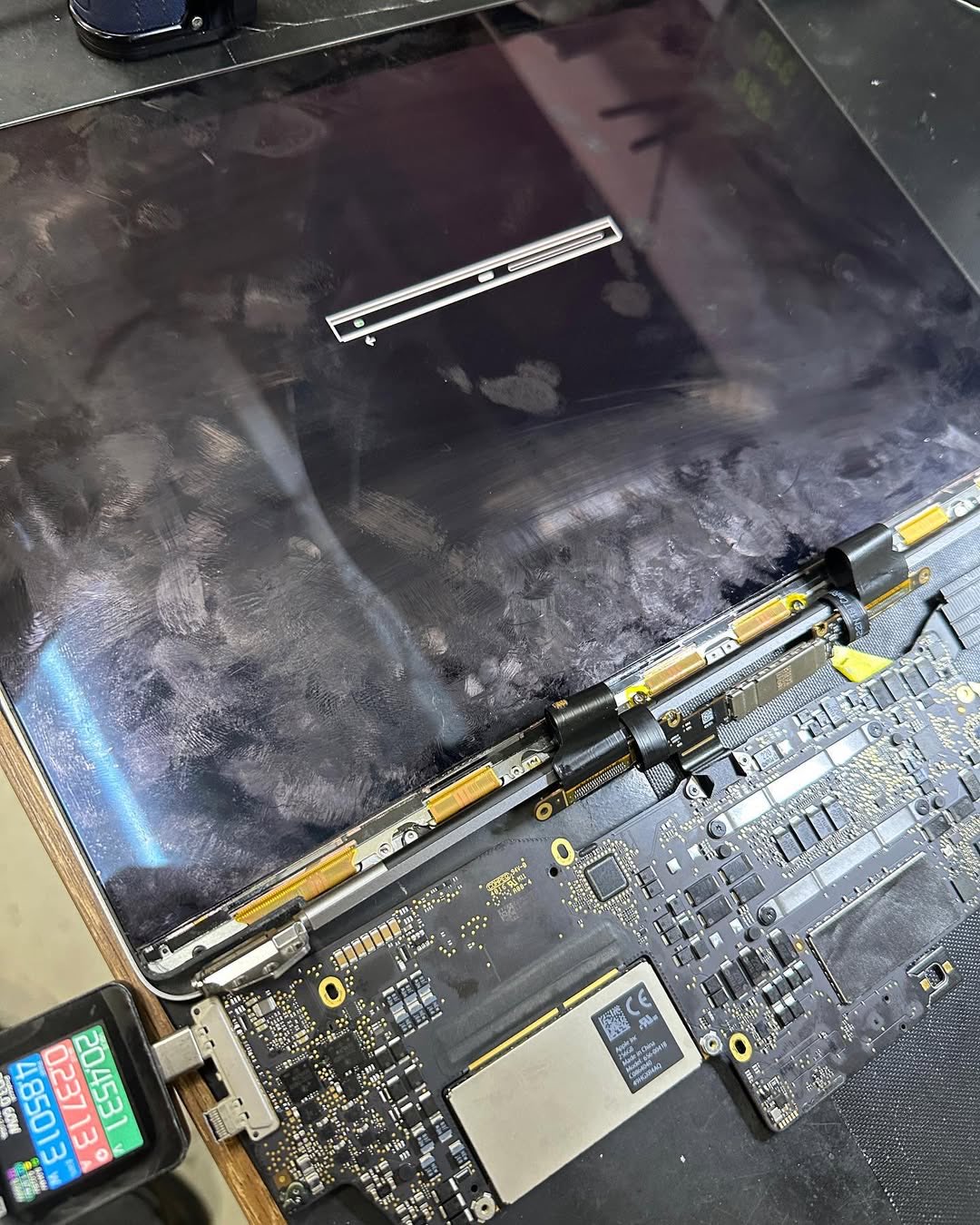 Teste com monitor externo