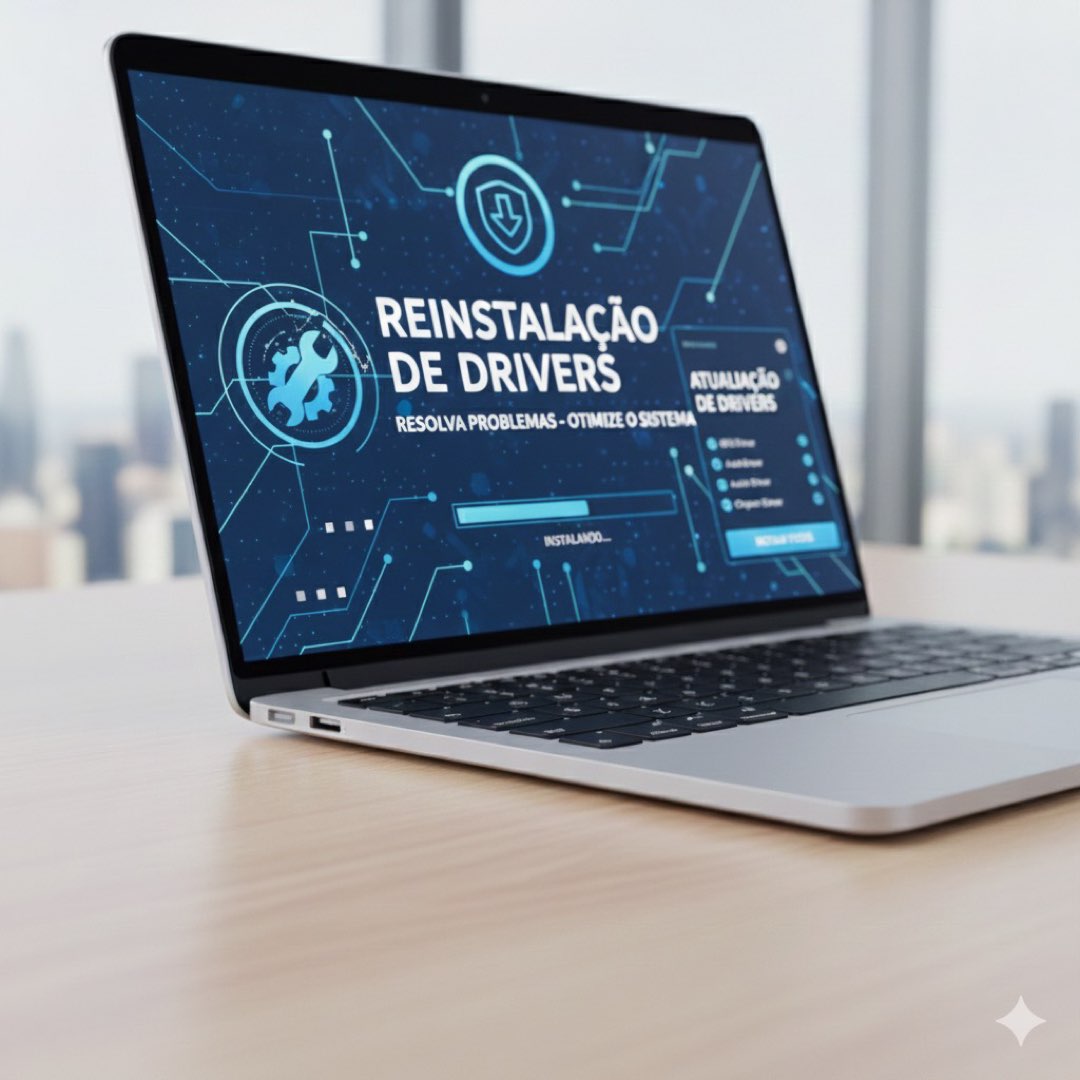Instalação de drivers - Wi-Fi, Bluetooth, áudio, vídeo
