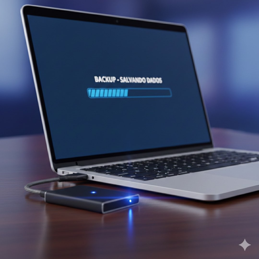 Backup de dados antes de reinstalar Windows